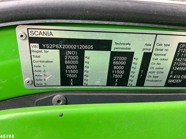 Scania  P410 Euro 6 Geesink / Norba MF300, 21m³ (20)