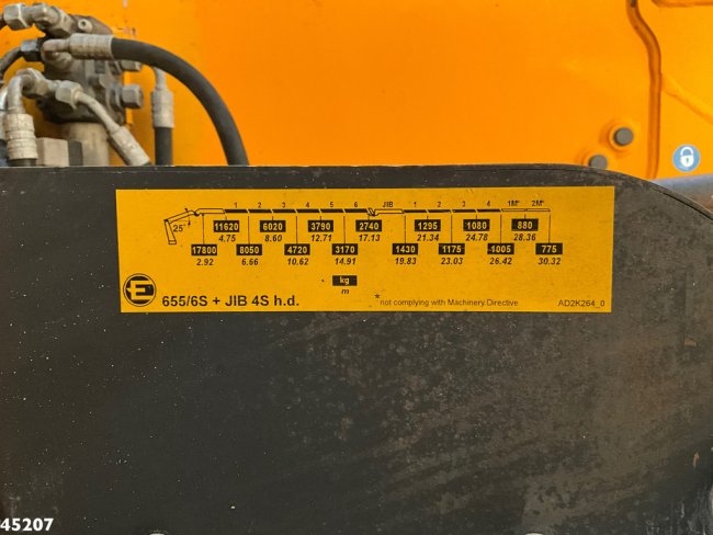 Volvo  FH 500 8x4 Effer 65 Tonmeter laadkraan + Fly-Jib (31)