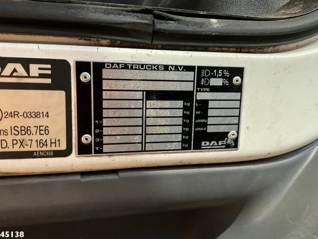 DAF  FAG LF 220 Euro 6 Terberg Olympus 14m³ Just 122.749 km! (21)