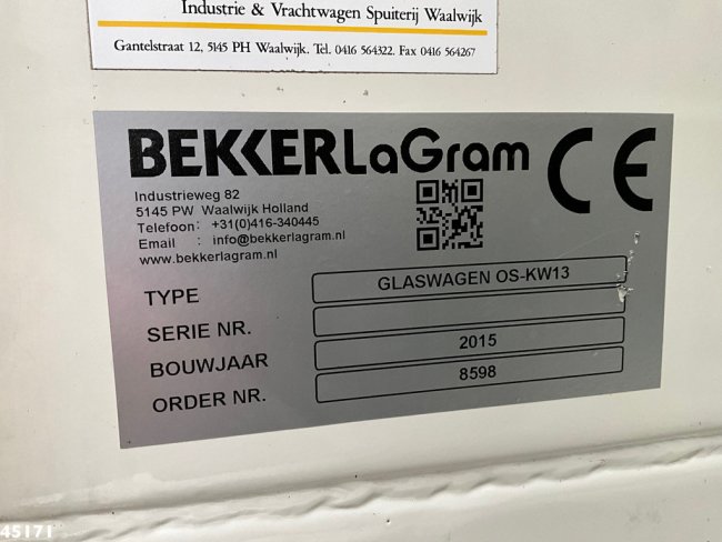 DAF  FAN LF 220 Euro 6 Bekker LaGram Glaswagen (26)