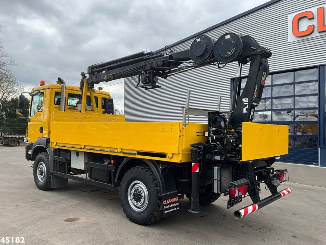 MAN  TGM 13.290 4x4 Hiab 9 Tonmeter laadkraan Just 222.472 km! (5)