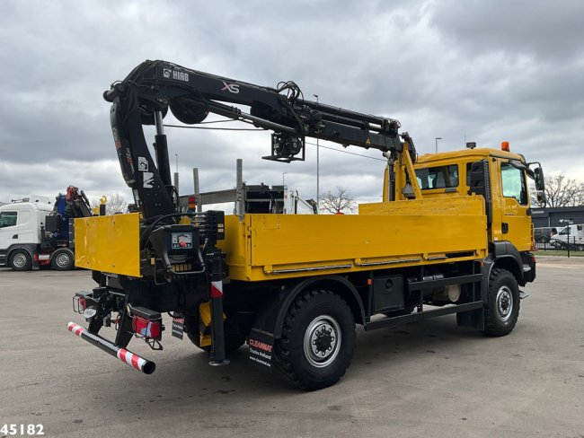 MAN  TGM 13.290 4x4 Hiab 9 Tonmeter laadkraan Just 222.472 km! (6)