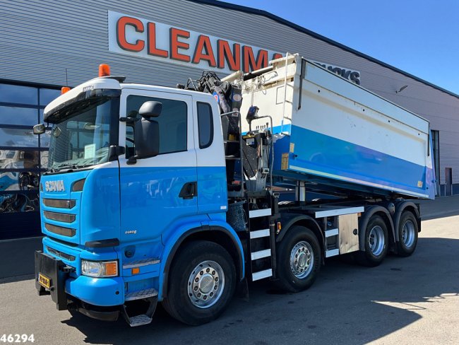 Scania  G410 Euro 6 HMF 16 Tonmeter Z-kraan (1)