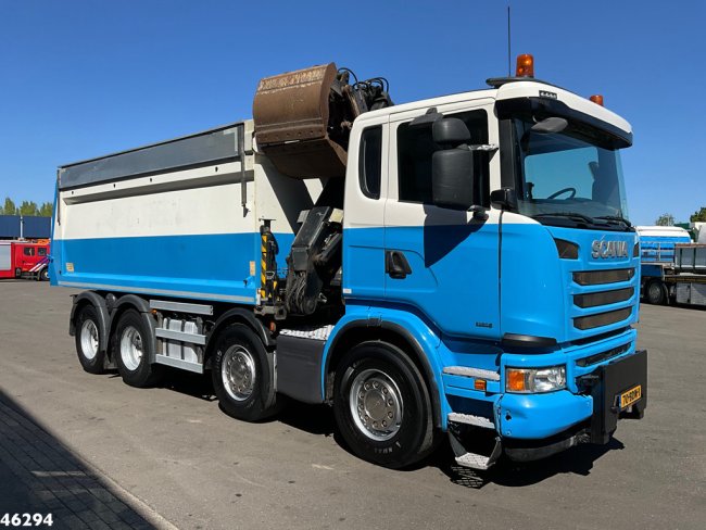 Scania  G410 Euro 6 HMF 16 Tonmeter Z-kraan (7)
