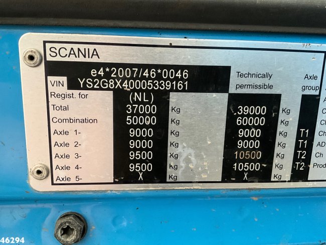Scania  G410 Euro 6 HMF 16 Tonmeter Z-kraan (23)