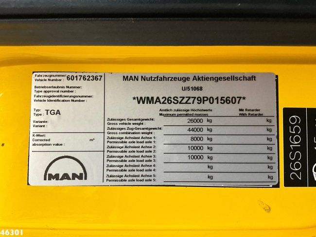 MAN  TGA 26.440 VDL 20 Ton haakarmsysteem Just 159.278 km! (18)