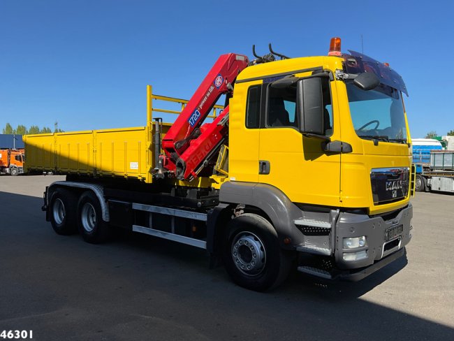 MAN  TGA 26.440 VDL 20 Ton haakarmsysteem + Container 10m³ HMF 17 Tonmeter laadkraan (6)