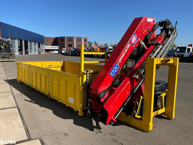 Container 10m³ HMF 17 Tonmeter laadkraan   (3)