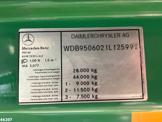 Mercedes-Benz  Axor 2533 Koks 14m³ Combi (31)