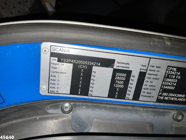 Scania  P 280 Euro 6 Palfinger 12 Tonmeter laadkraan (26)