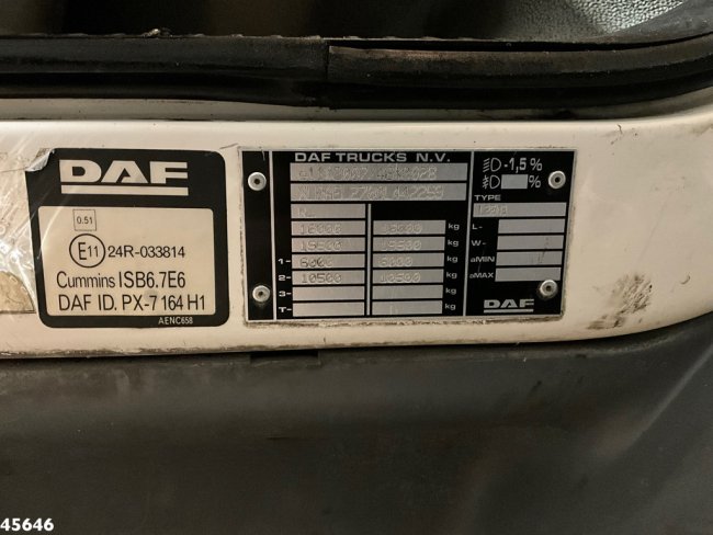 DAF  FAG LF 220 Euro 6 Haller 14m³ Just 123.721 km! (22)