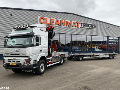 Volvo FMX 500 4x4 Fassi 31 Tonmeter laadkraan + Fly-Jib + Jumbo 2-assige aanhangwagen