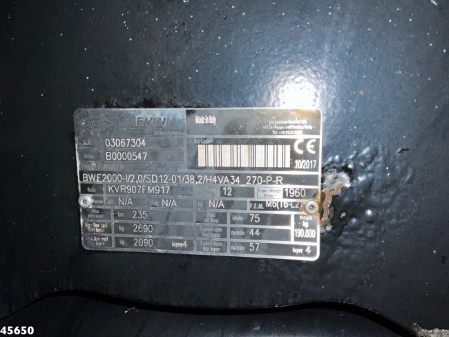 Volvo  FMX 500 4x4 Fassi 31 Tonmeter laadkraan + Fly-Jib + Jumbo 2-assige aanhangwagen (40)