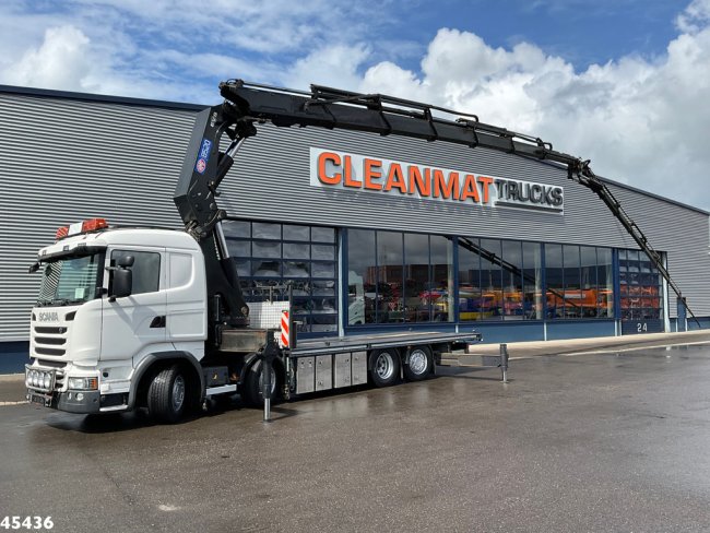 Scania  R490 8x2 Euro 6 Retarder HMF 85 Tonmeter laadkraan + Fly-jib (0)