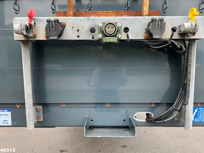 Muller  Mitteltal 3-assige dieplader met oprijrampen Machine / Heftruck transport (14)