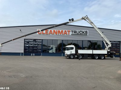 Scania R 144 8x4 Retarder MKG 55 Tonmeter Dachdecker Kran