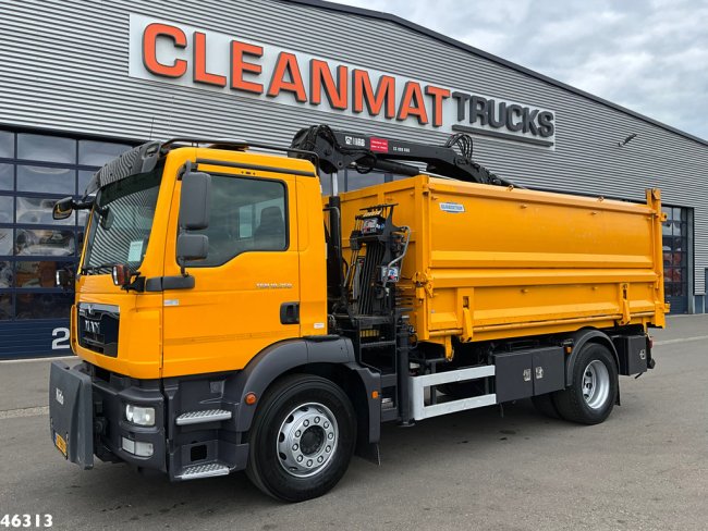 MAN  TGM 18.250 Hiab 10 Tonmeter laadkraan Just 212.694 km! (2)