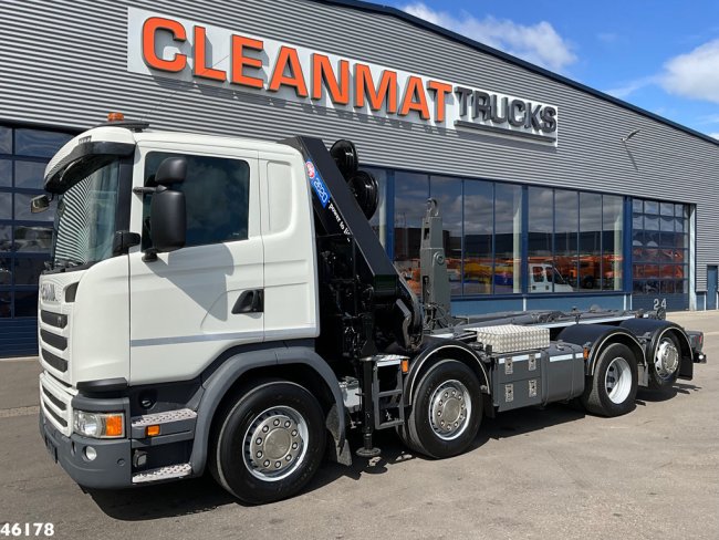 Scania  G 450 8x2 Euro 6 HMF 26 Tonmeter laadkraan (1)