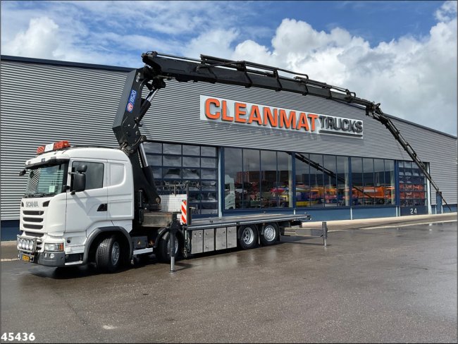 Scania  R490 8x2 Euro 6 Retarder HMF 85 Tonmeter laadkraan + Fly-jib (0)