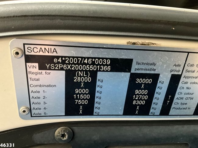 Scania  P 280 CNG Euro 6 VDL Translift zijlader Just 107.485 km! (28)