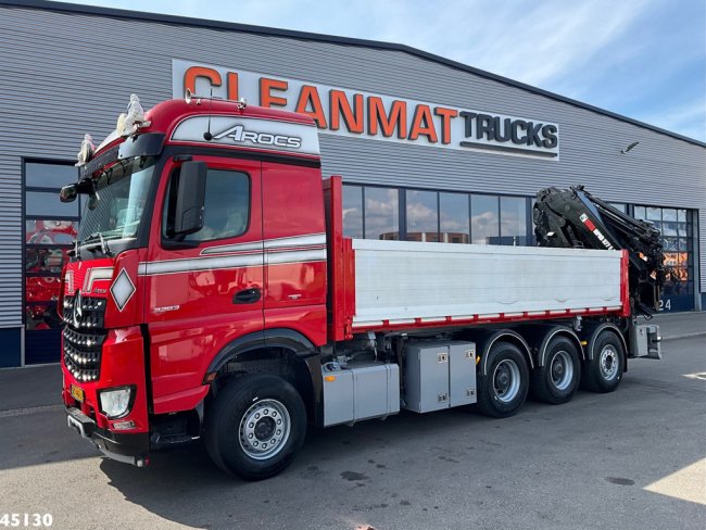 Mercedes-Benz  Arocs 3263 8x4 Euro 6 Hiab 37 Tonmeter laadkraan + Fly-Jib (5)