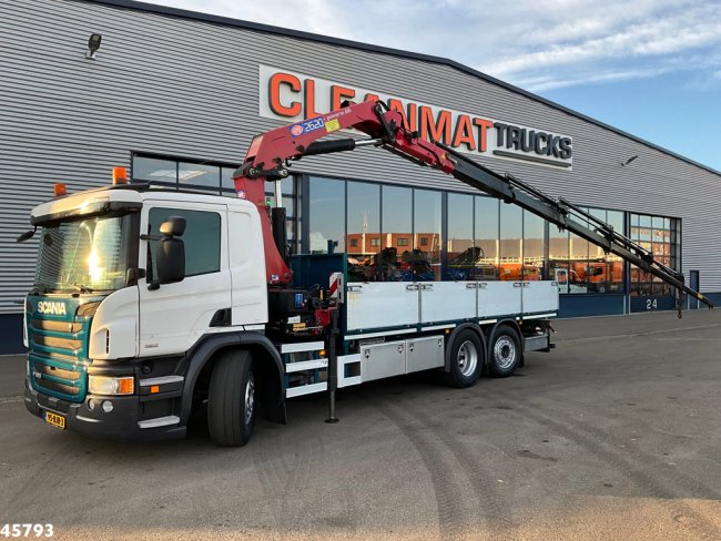 Scania  P 320 Euro 6 HMF 26 Tonmeter laadkraan (0)