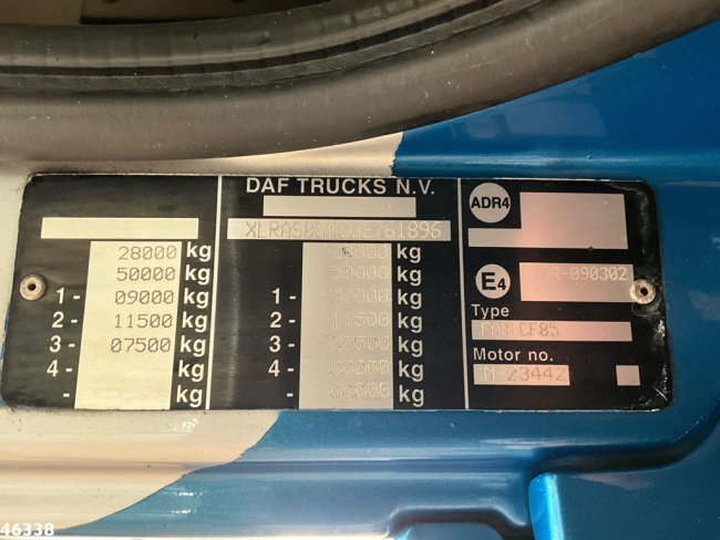 DAF  FAN 85 CF 360 Euro 5 Hiab 28 Tonmeter laadkraan (23)