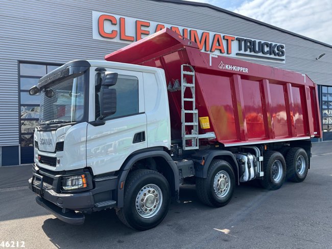 Scania  P 420 8x4 Euro 6 Full steel suspension Mining tipper 24m³ (1)