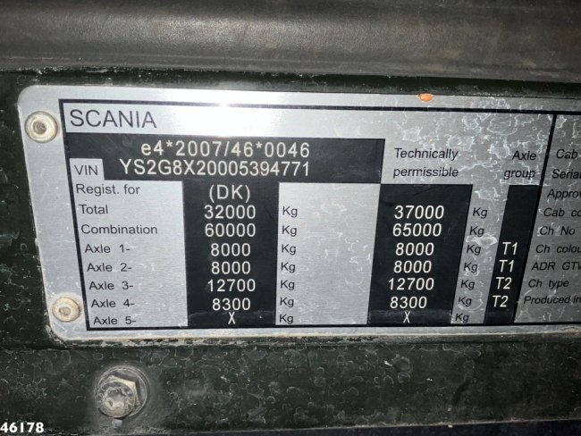 Scania  G 450 8x2 Euro 6 HMF 26 Tonmeter laadkraan (25)
