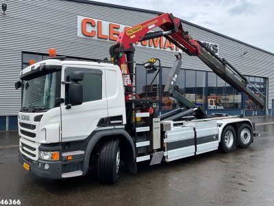 Scania P 340 CNG Euro 6 Palfinger 26 Tonmeter laadkraan Just 255.592 km!