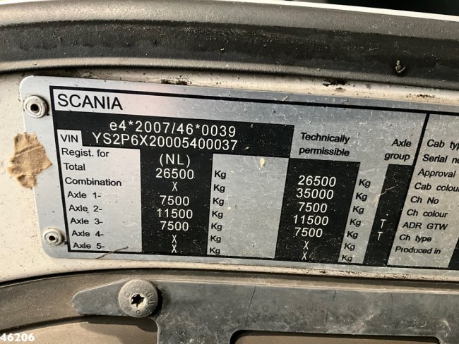 Scania  P 250 Euro 6 Chassis cabine with PTO Just 232.104 km! (16)