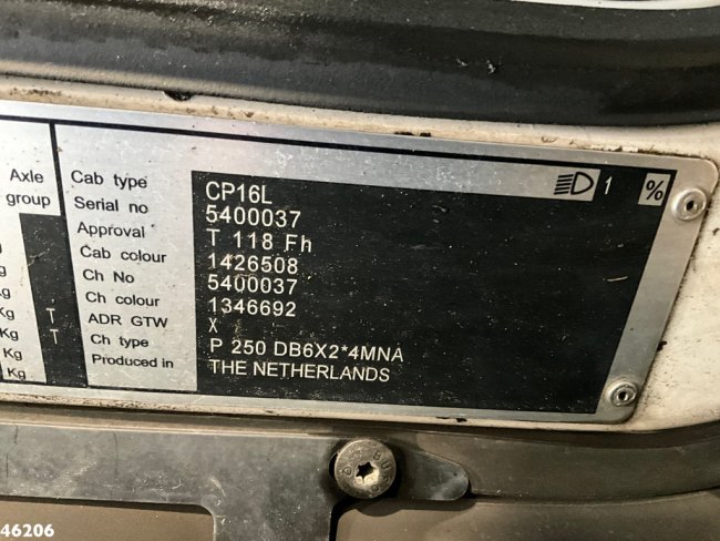 Scania  P 250 Euro 6 Chassis cabine with PTO Just 232.104 km! (17)