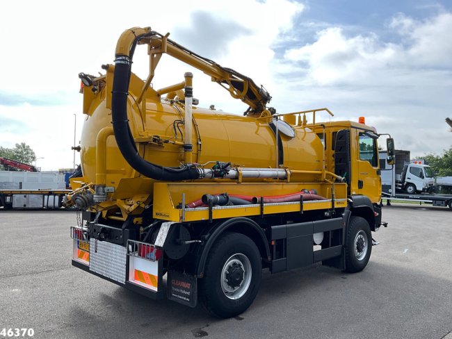 MAN  TGM 18.240 4x4 Bekker Lagram kolkenzuiger Just 53.487 km! (5)
