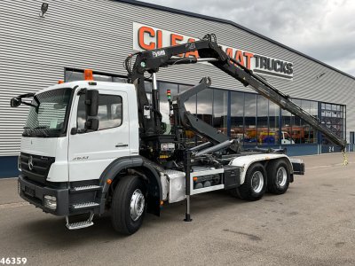 Mercedes-Benz Axor 2633 6x4 Hiab 16 Tonmeter laadkraan Manual Steel suspension