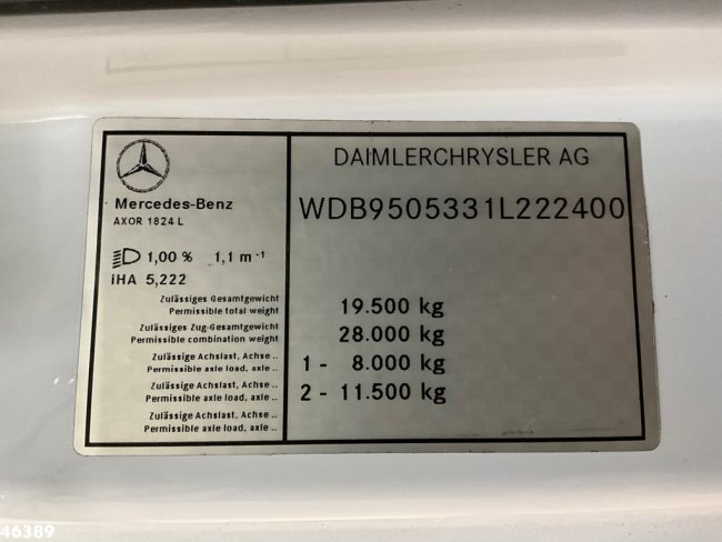 Mercedes-Benz  Axor 1824 Euro 5 HMF 12 Tonmeter laadkraan Just 179.183 km! (33)