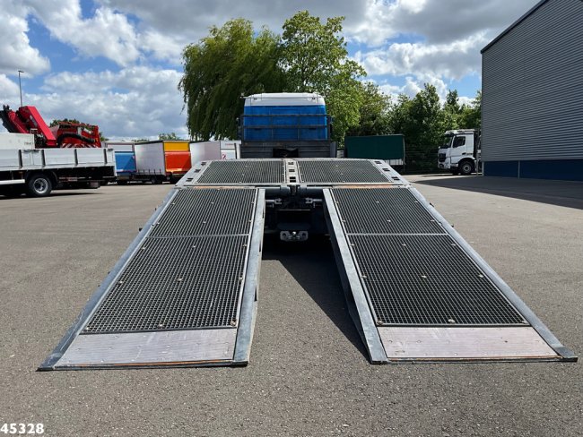 Scania  P 410 8x2 Euro 6 Retarder Autotransporter met hydraulische oprijrampen (7)