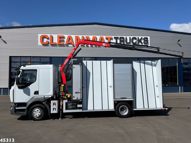Renault  D 220 Euro 6 Fassi 2,3 Tonmeter laadkraan Just 153.536 km! (1)