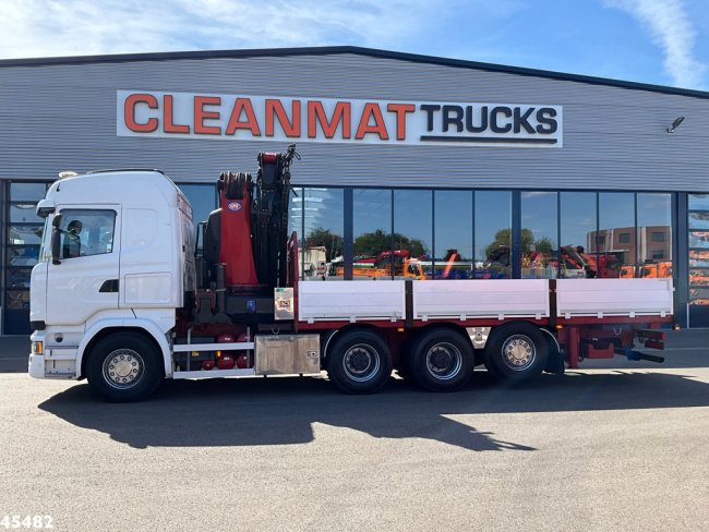 Scania  R 490 8x4 Euro 6 Retarder HMF 60 Tonmeter laadkraan + Fly-Jib (2)