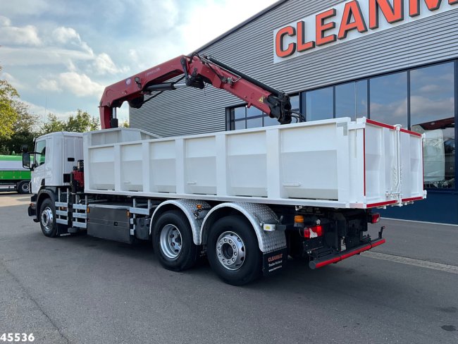 Scania  P 340 Euro 6 CNG HMF 25 Tonmeter laadkraan (2)