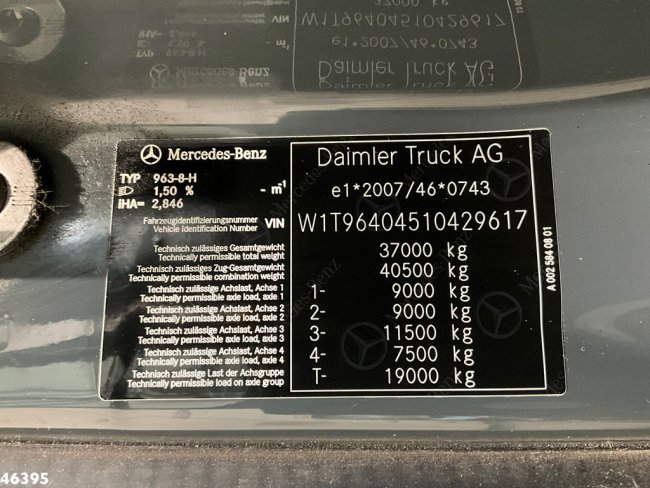 Mercedes-Benz  Arocs 3740 Euro 6 Schuifzeil met kooiaap aansluiting Just 179.552 km! (28)