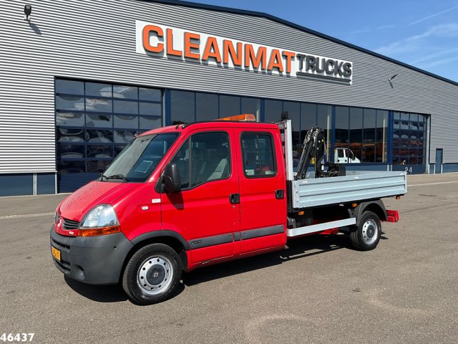 Renault  Master T35 2.5 dCi DC Hiab 1,3 Tonmeter laadkraan (1)