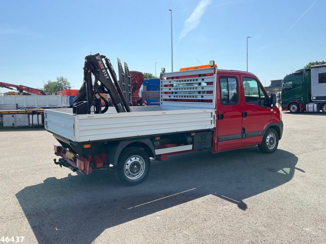 Renault  Master T35 2.5 dCi DC Hiab 1,3 Tonmeter laadkraan (4)