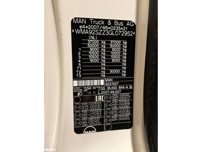 MAN  TGS 36.400 8x4 Euro 6 HMF 22 Tonmeter Z-kraan (23)