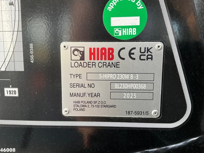 DAF  FAN XD 220 Hiab 23 Tonmeter laadkraan FULL ELECTRIC (29)