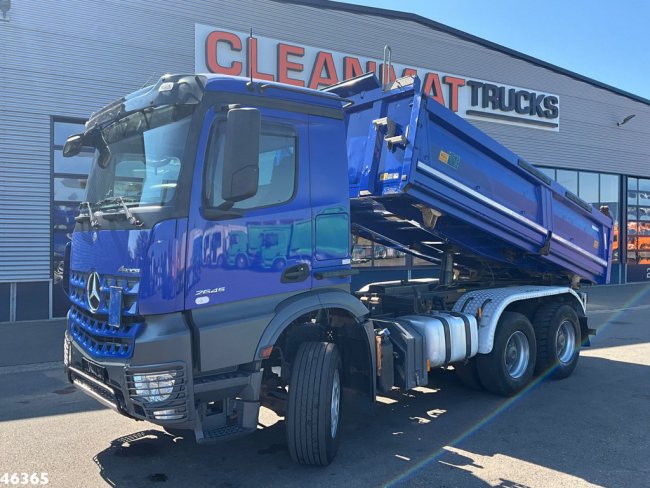 Mercedes-Benz  Arocs 2645 6x4 Euro 6 Manual Full Steel Meiller 10m³ kipper (0)
