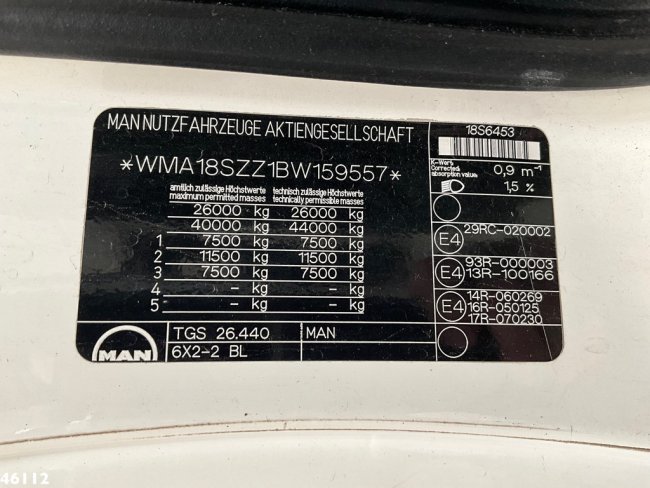MAN  TGA 26.440 Euro 5 Meiller 20 Ton haakarmsysteem (23)