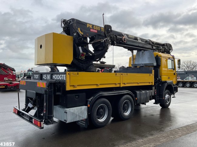MAN  F2000 6x6 Full Steel Manual Palfinger 68 Tonmeter Dachdecker kran Just 54.133 km! (7)