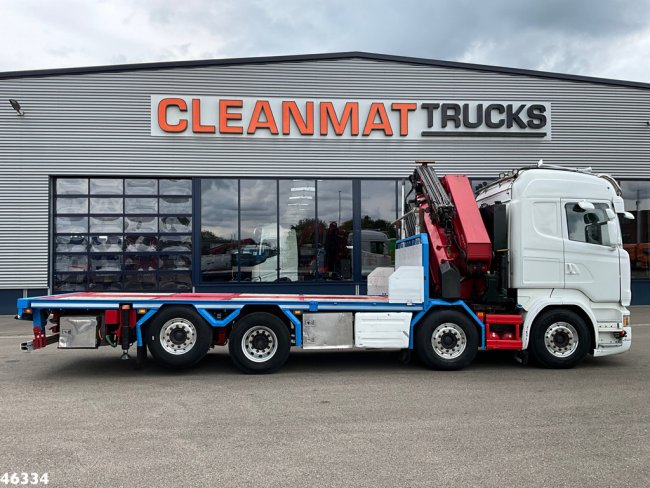 Scania  R 580 8x2 V8 Retarder Euro 6 HMF 50 Tonmeter laadkraan + Fly-Jib (3)