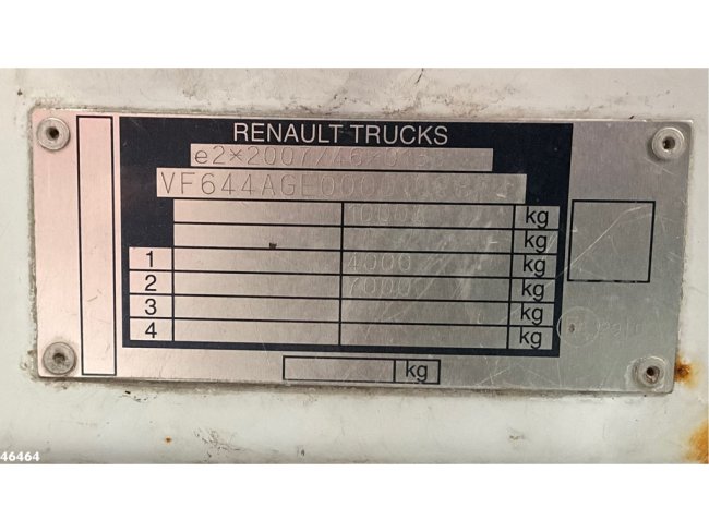 Renault  Midlum 180 Kipper HMF laadkraan Just 135.435 km! (22)