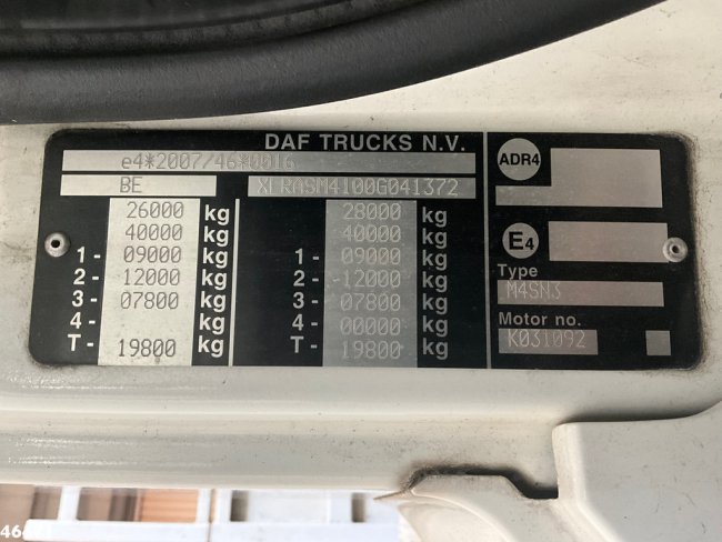 DAF  FAS CF 330 Euro 6 Palfinger 23 Tonmeter laadkraan (22)
